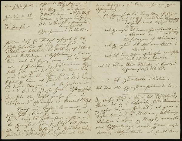 Brev fra H.C. Andersen til Carl B. Lorck (16/04-1855)